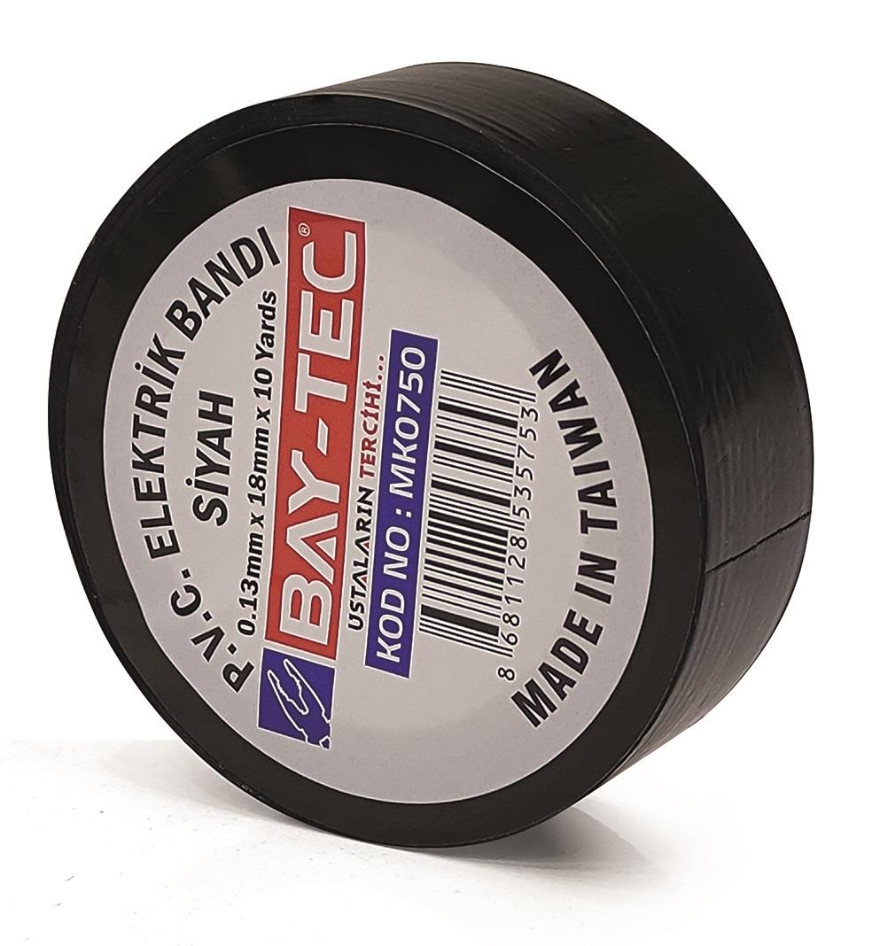Bay-Tec Pvc Elektrik Bantı (Siyah)