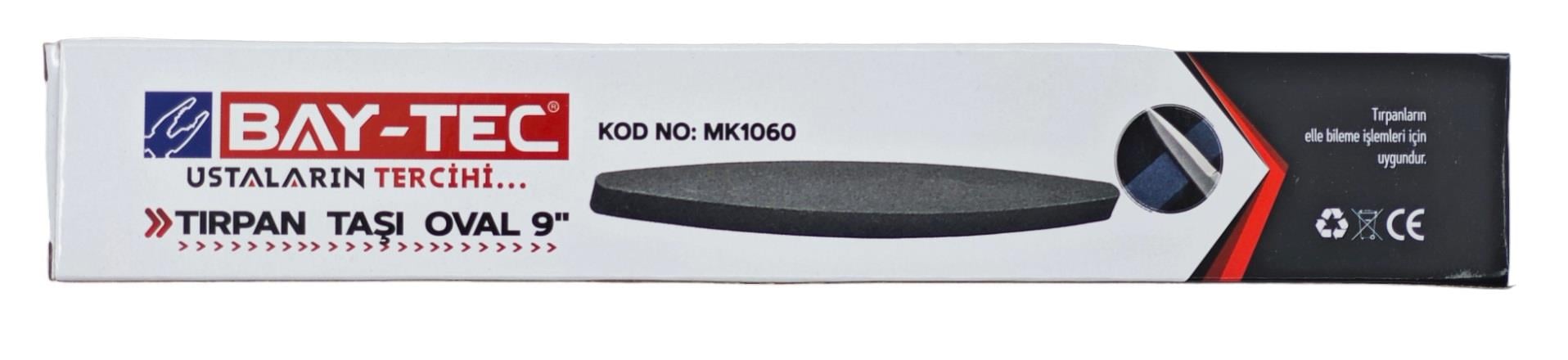 Bay-Tec Oval Tırpan Taşı 9''