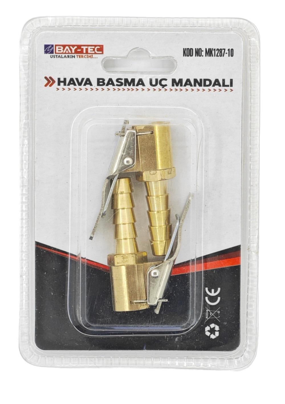 Bay-Tec Hava Uc Mandalı 2Li 8Mm