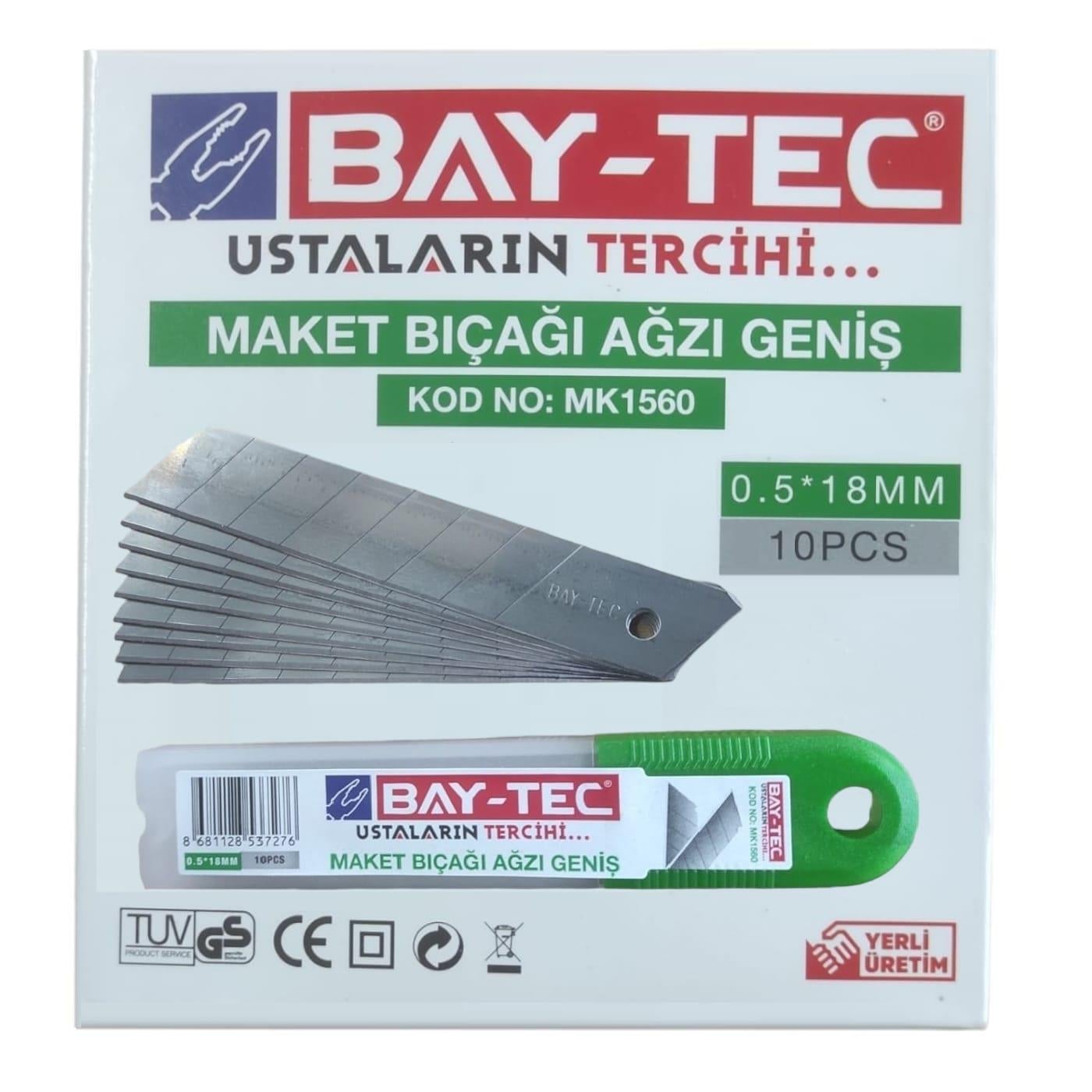Bay-Tec Maket Bıçağı Ağzı 0,5Mm - Geniş