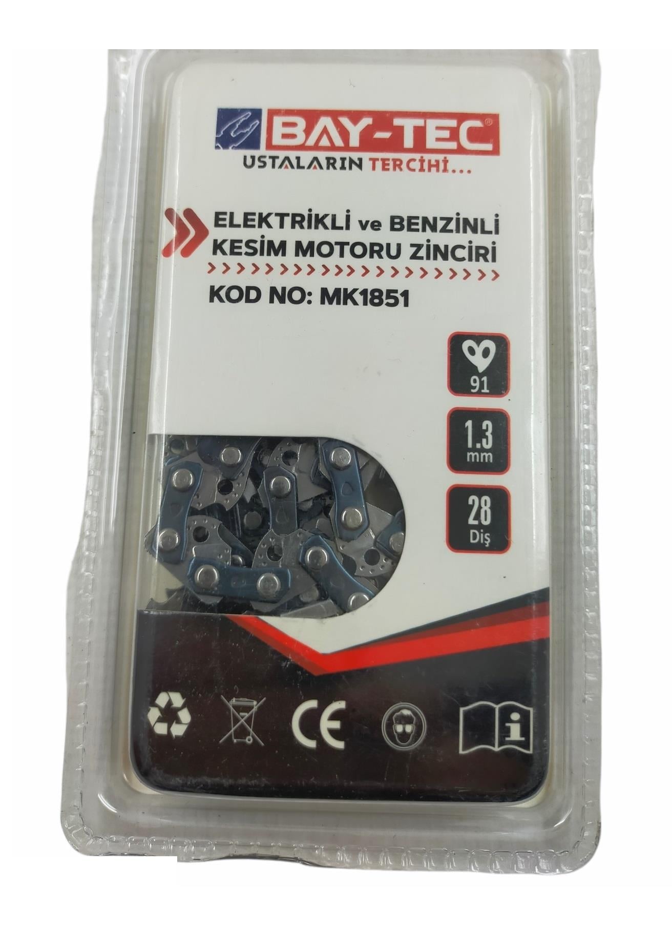 Bay-Tec Motor Zinciri 325 - 28 Diş