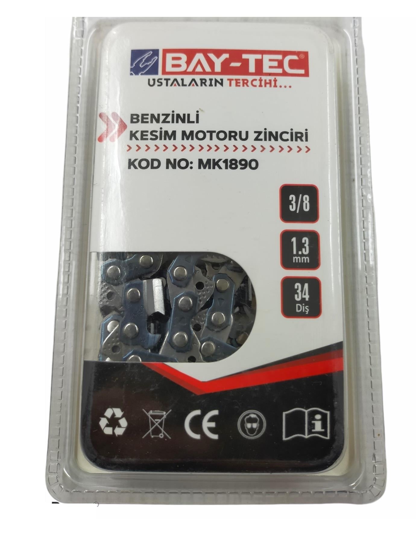Bay-Tec Motor Zinciri 3/8 - 34 Diş