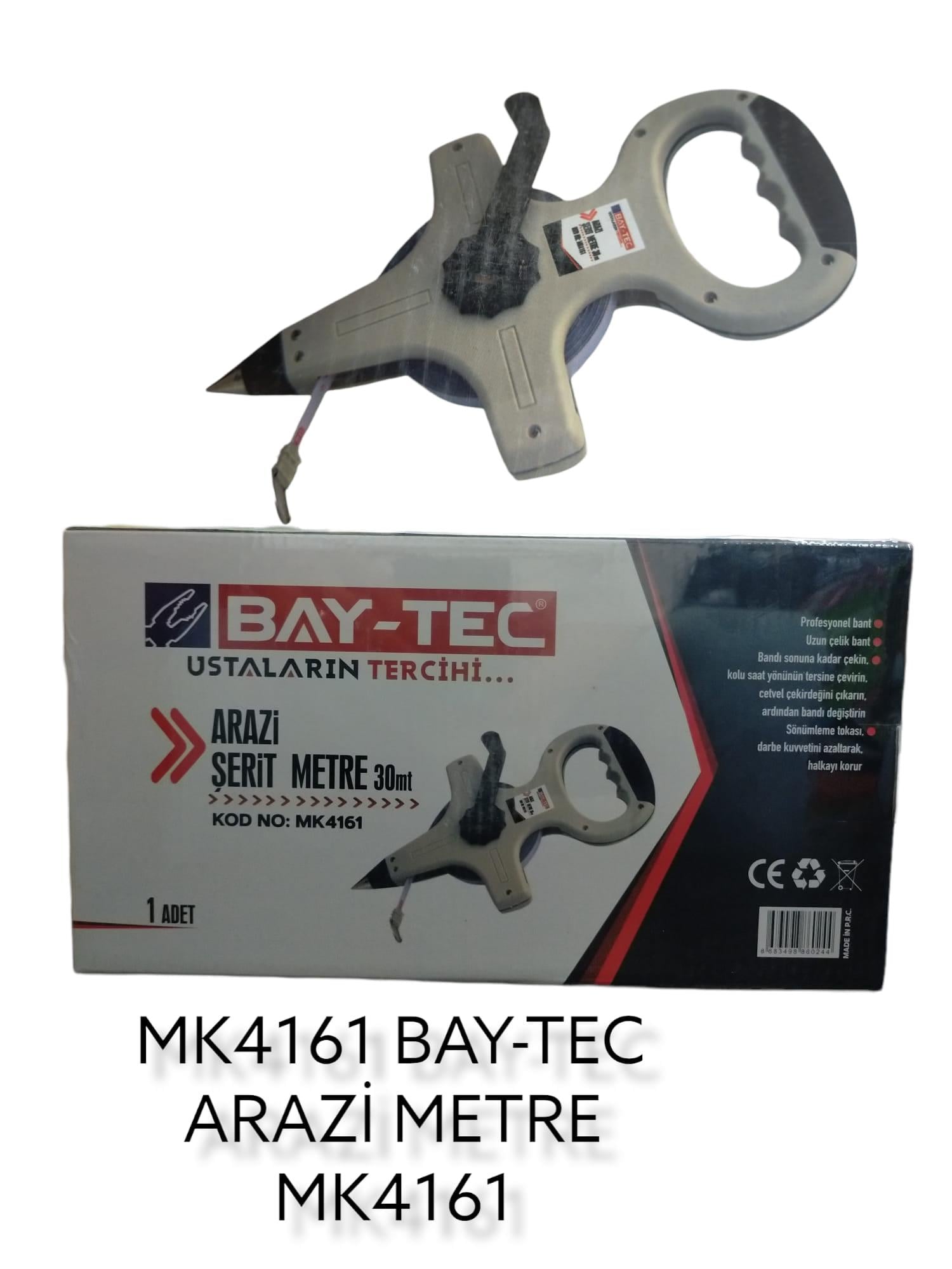 Bay-Tec Arazi Şerit Metresi 30M