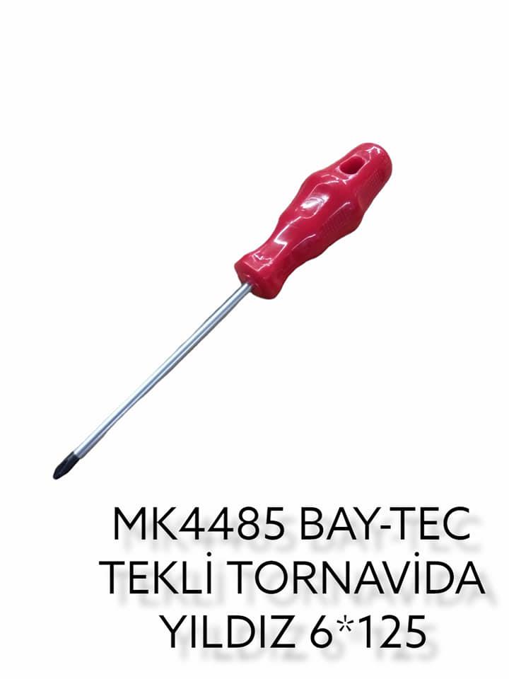 Bay-Tec Tekli Tornavida 6*125 (Yıldız)