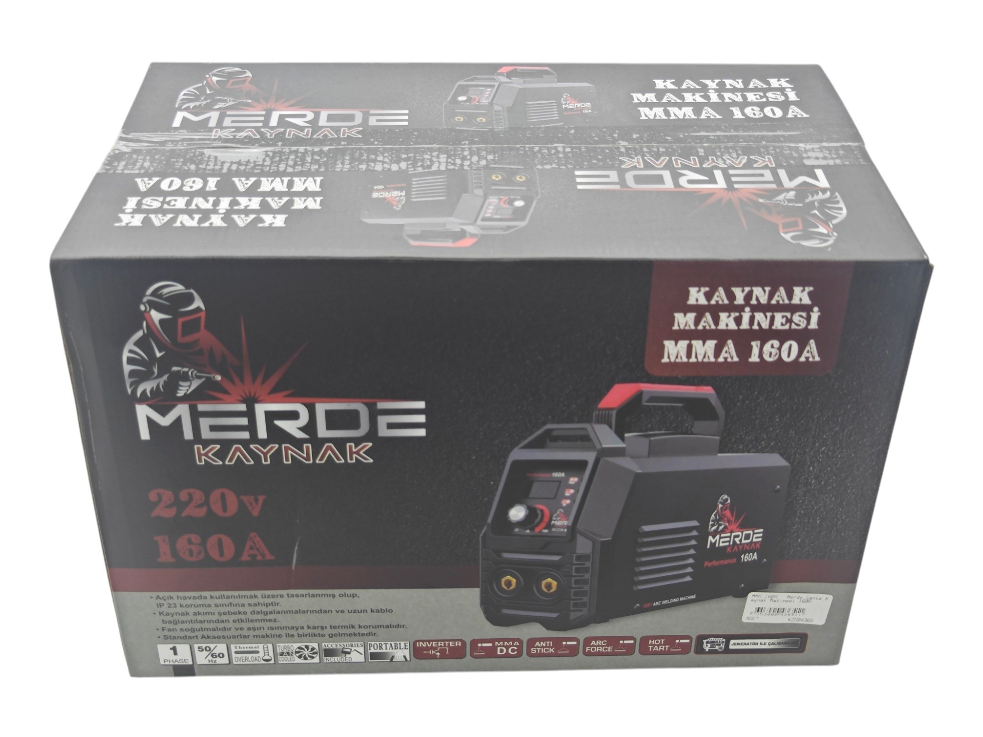 MMA 160A   Merde Çanta Kaynak Makinesi 160A