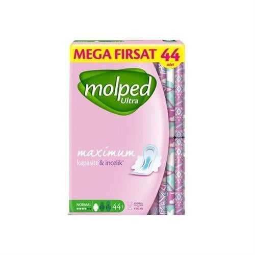 Molped Anatomik Hijyenik Ped Mega Fırsat Paketi 44 lu Normal