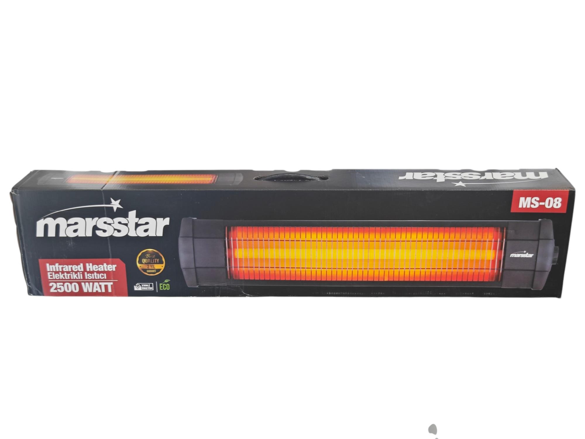 MS-08   Marsstar Micatronic Isıtıcı 2500W - Yatay