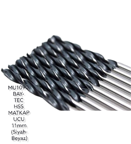 Bay-Tec Hss Matkap Ucu 11Mm (Siyah-Beyaz)