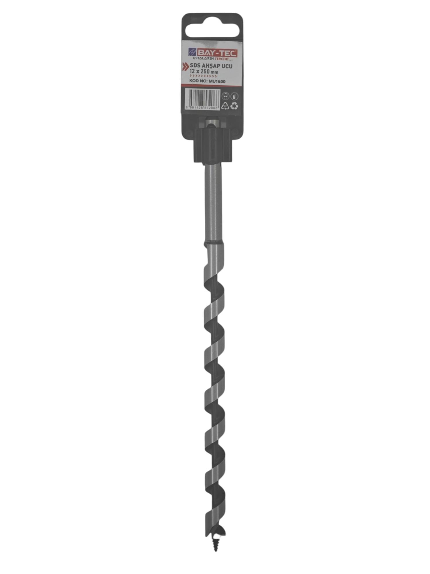 MU1600   Bay-Tec SDS Ahşap Hilti Ucu 12*250mm