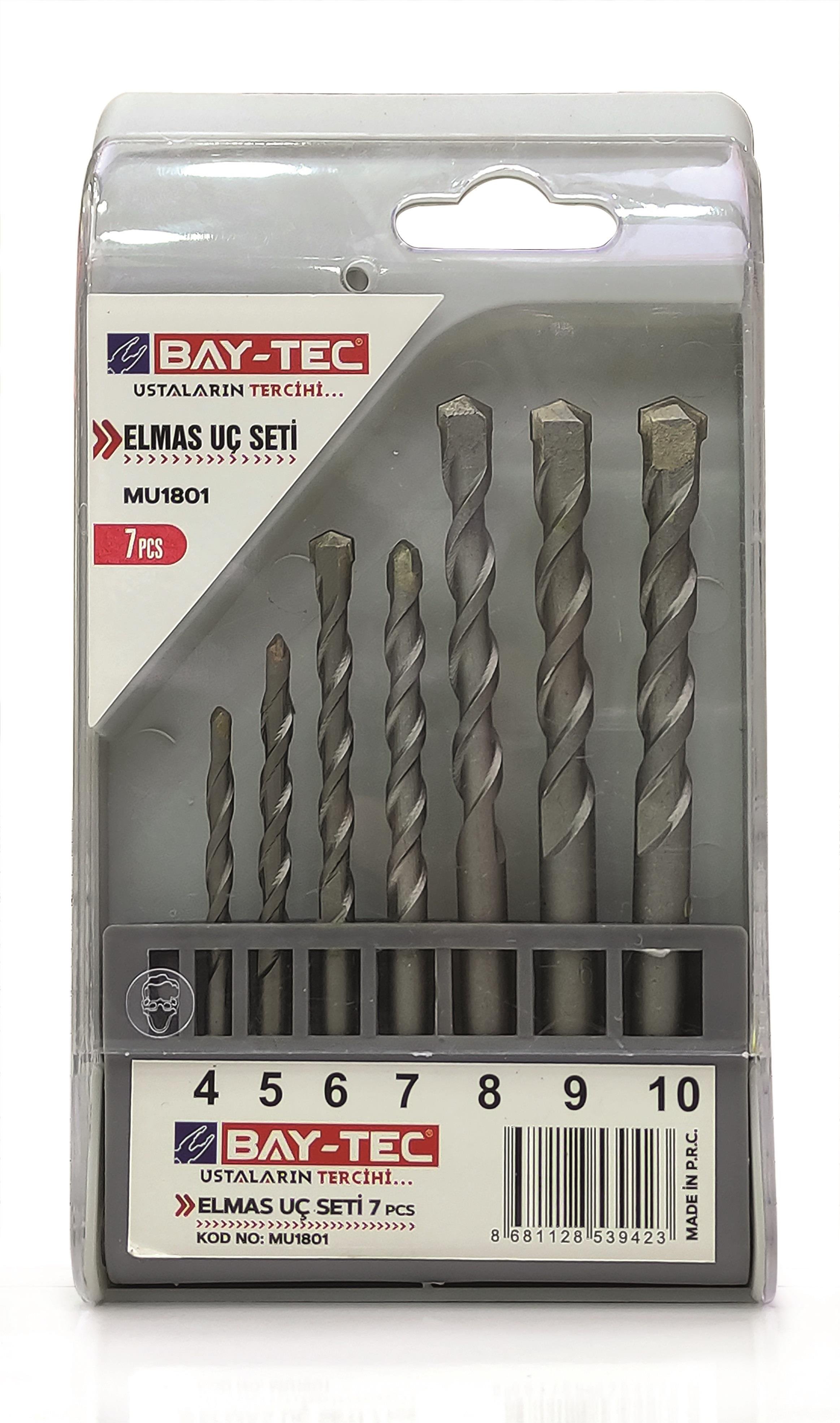 Bay-Tec Elmas Uç Seti 7Prç
