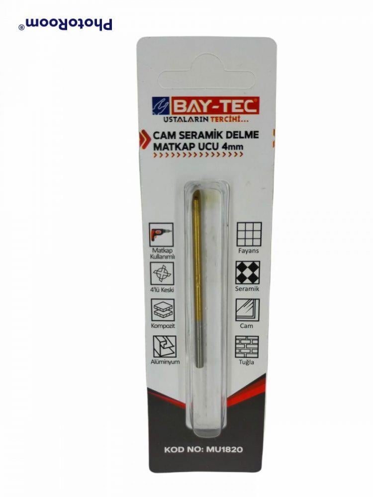 Bay-Tec Cam Delme Matkap Ucu 4Mm