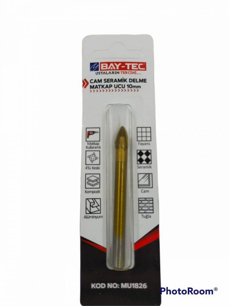 Bay-Tec Cam Delme Matkap Ucu 10Mm