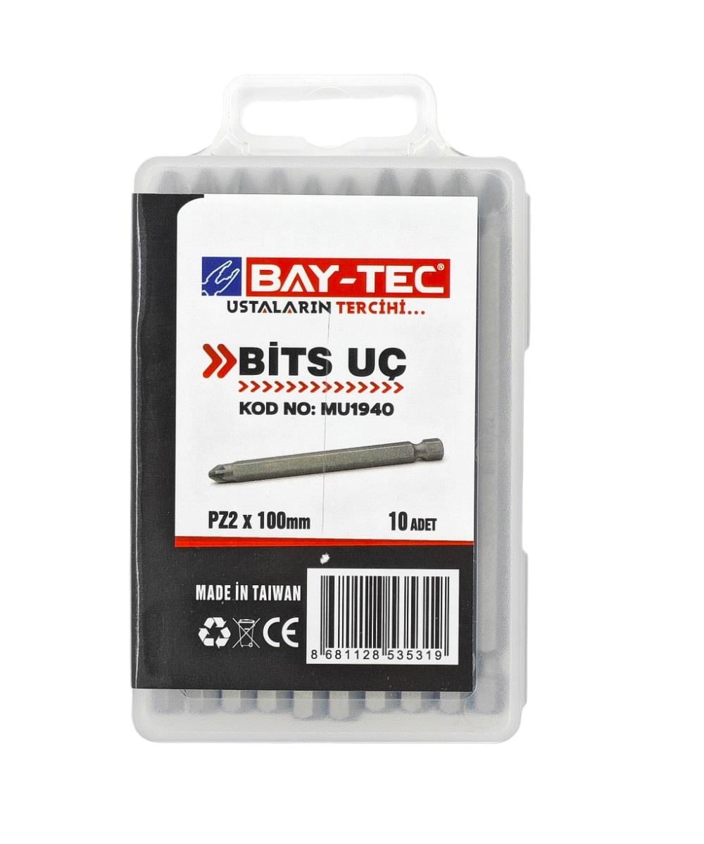 Bay-Tec Kare Pozi Bits Uç Pz 2*100Mm