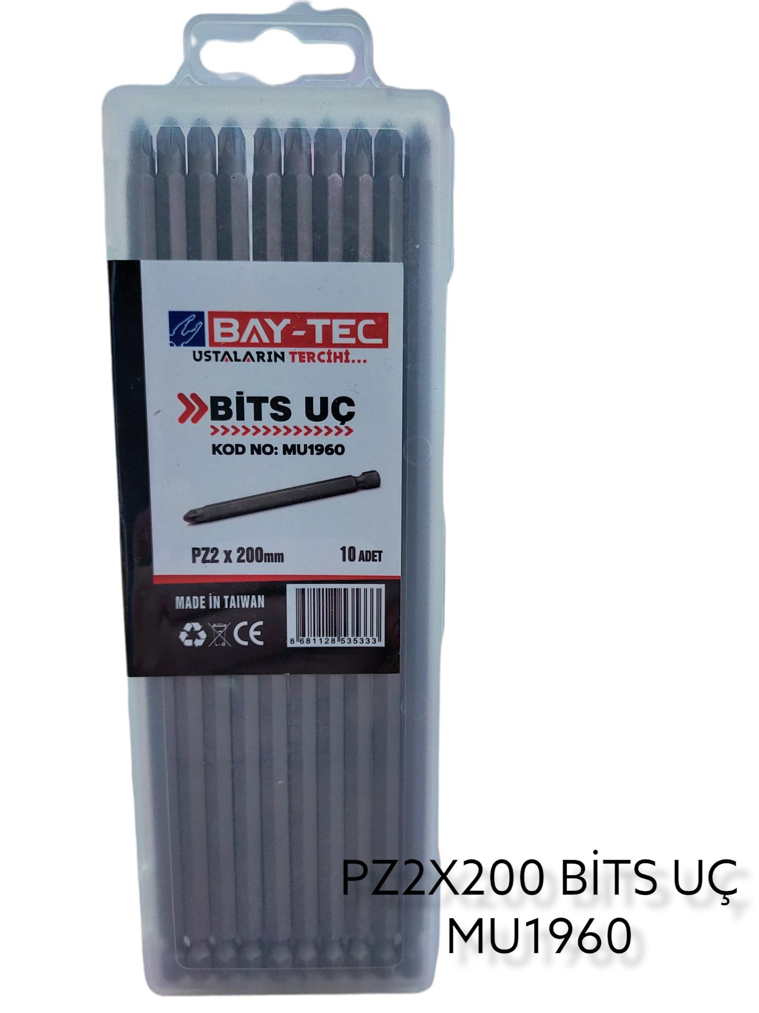 Bay-Tec Pozi Bits Uç Pz 2*200Mm