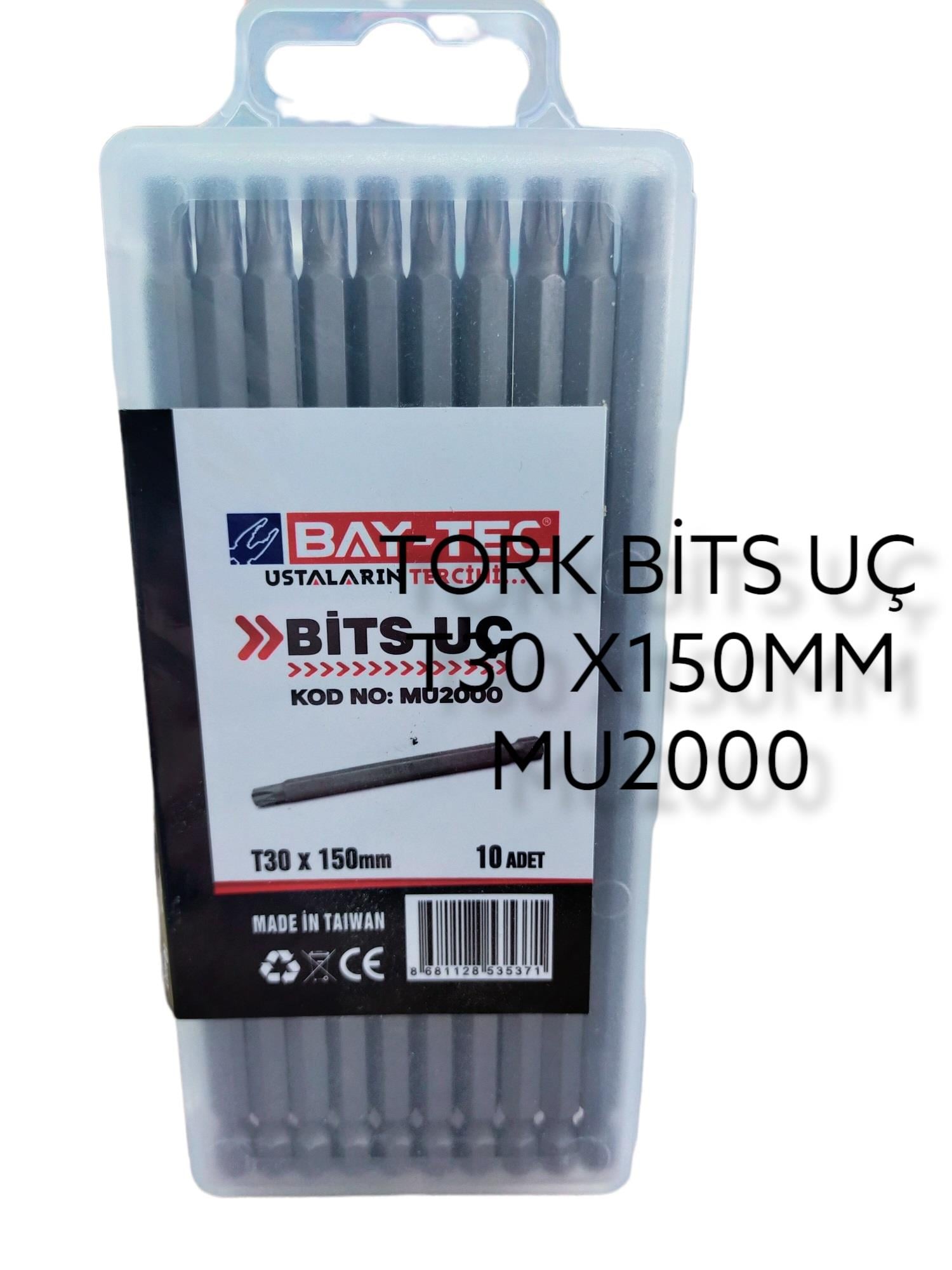 Bay-Tec Kare Tork Bits Uç T30*150Mm
