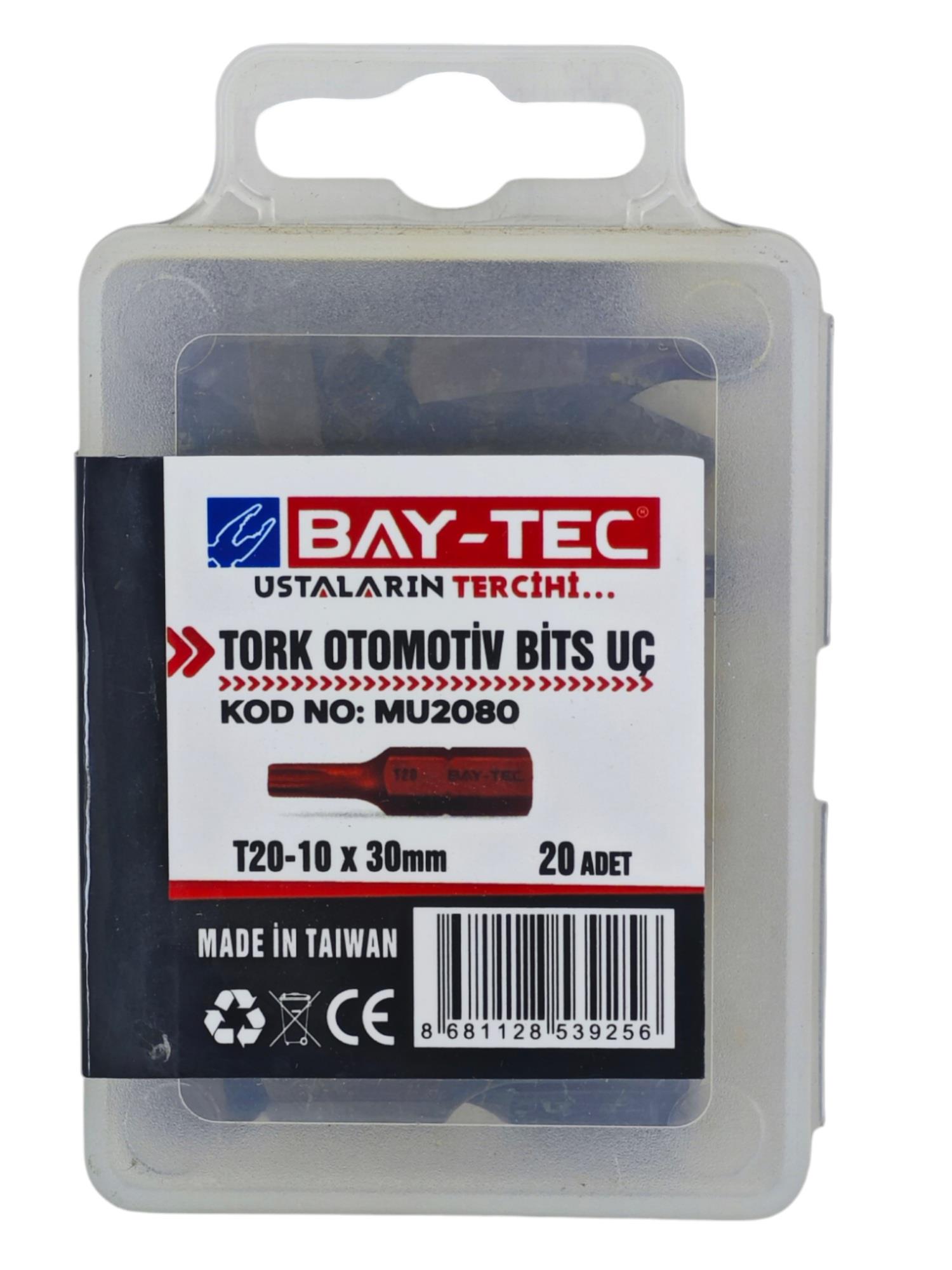 MU2080   Bay-Tec Tork Otomotiv Bits Uç T20-10*30mm