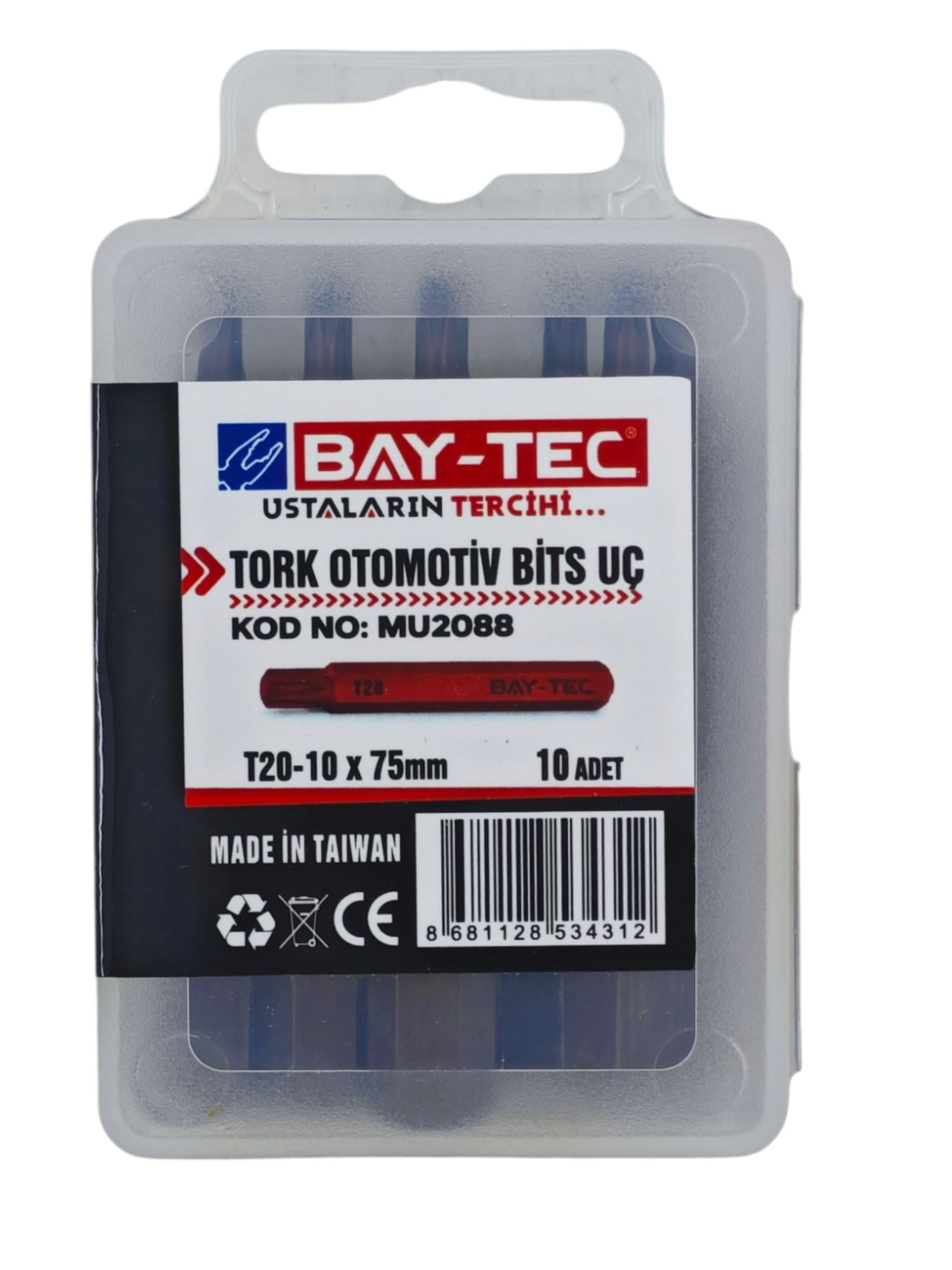 MU2088   Bay-Tec Tork Otomotiv Bits Uç T20-10*75mm