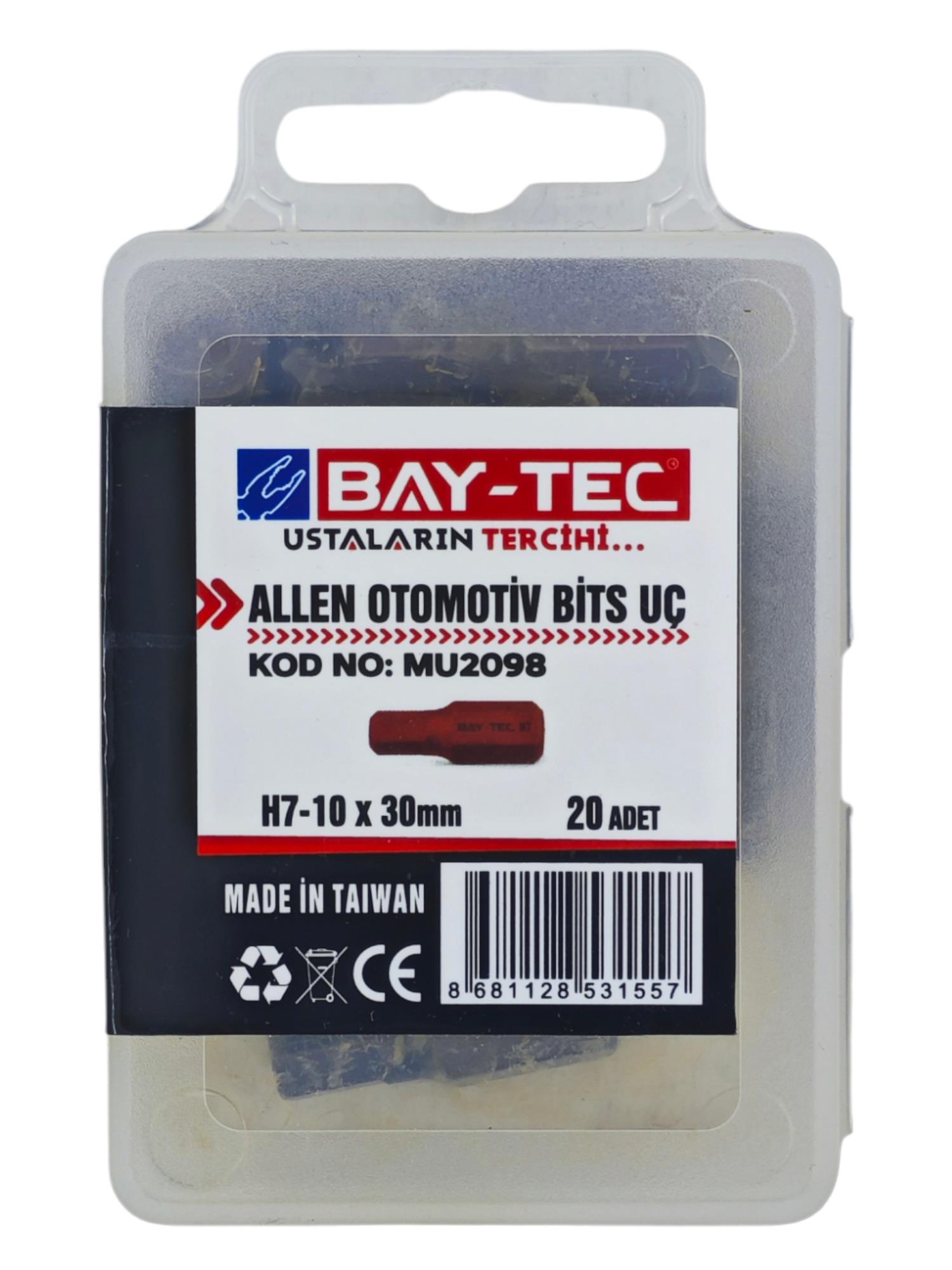 MU2098   Bay-Tec Allen Otomotiv Bits Uc H7-10*30mm