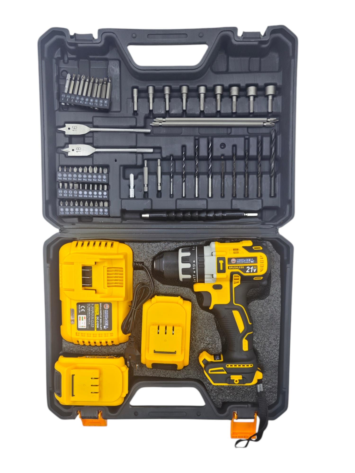 MUR-9029   Mur-Cell 21V Şarjlı Vidalama Darbeli Matkap