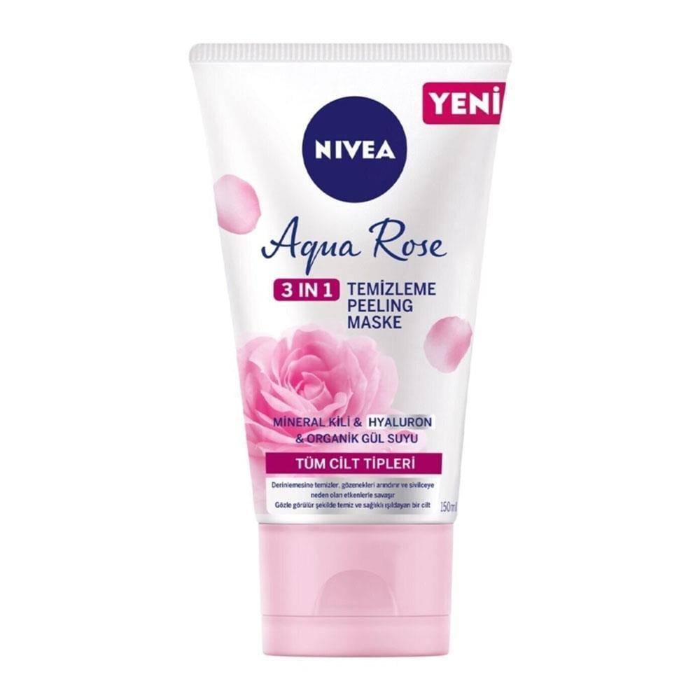 Nıvea 150 Ml Aqua Rose 3'ü1 Arada Tem. Peeling Maske