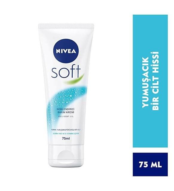 Nivea Soft Nemlendirici Bakım Kremi 75 Ml
