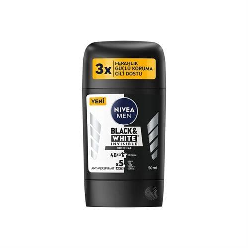 Nivea Men Stick Black & Whıte Invısıbıle Orjınal 50 ml