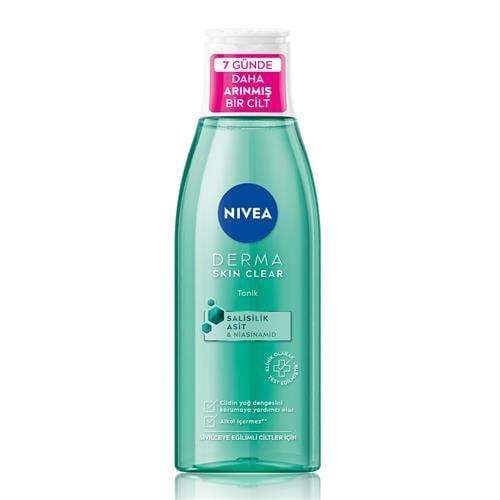 Nivea Tonik 200 ML Derma Skın Clear Sivilce Eğilimli Çiltler İçin