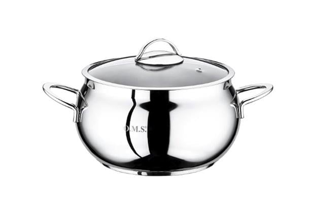Oms Küre Çelik Tencere 30 Cm