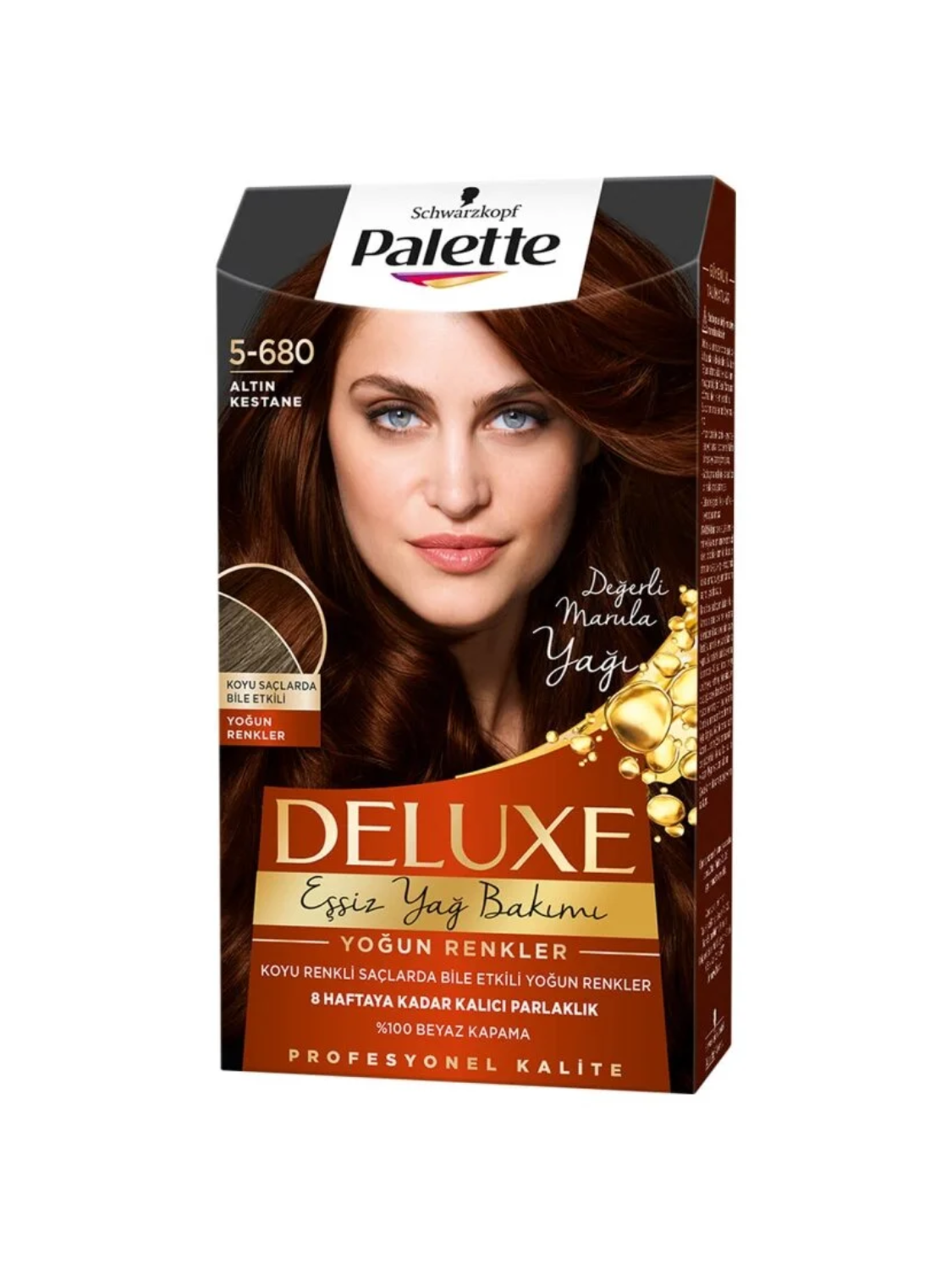 Palette Delux 5-680 Altın Kestane Saç Boyası