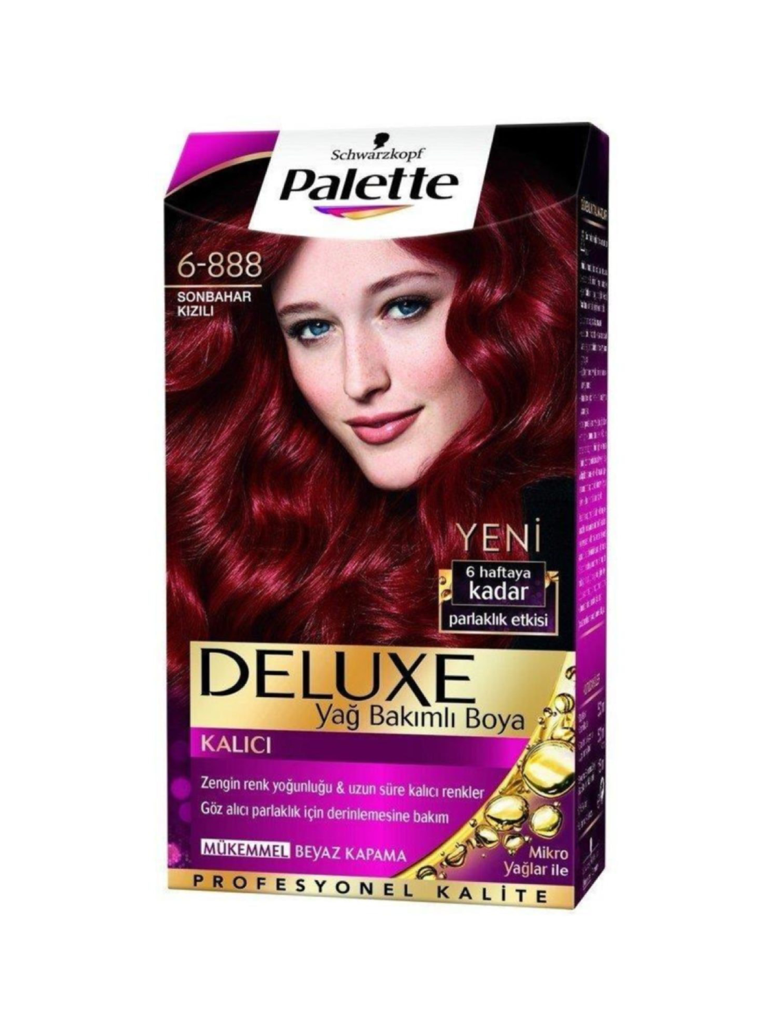 Palette Delux 6-888 Sonbahar Kızılı Saç Boyası
