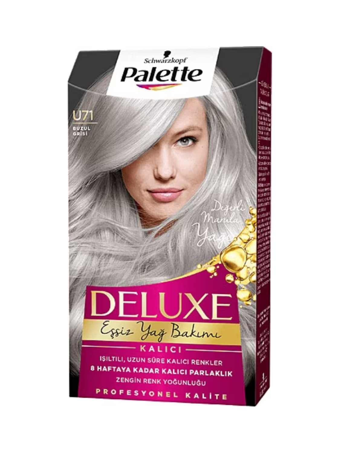 Palette Delux U71 Buzul Grisi Saç Boyası