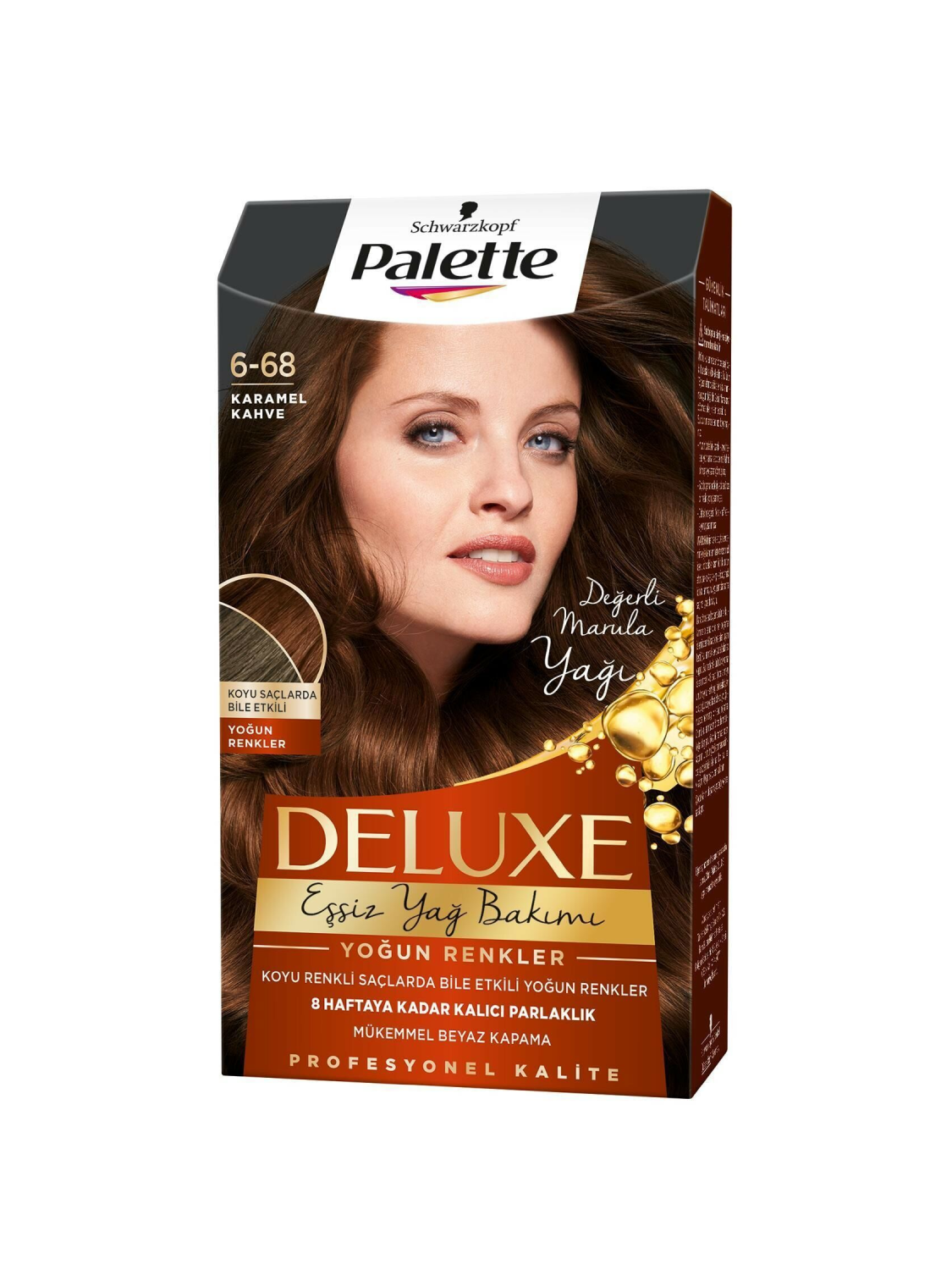Palette Deluxe Eşsiz Yağ Bakımı Saç Boyası Karamel Kahve