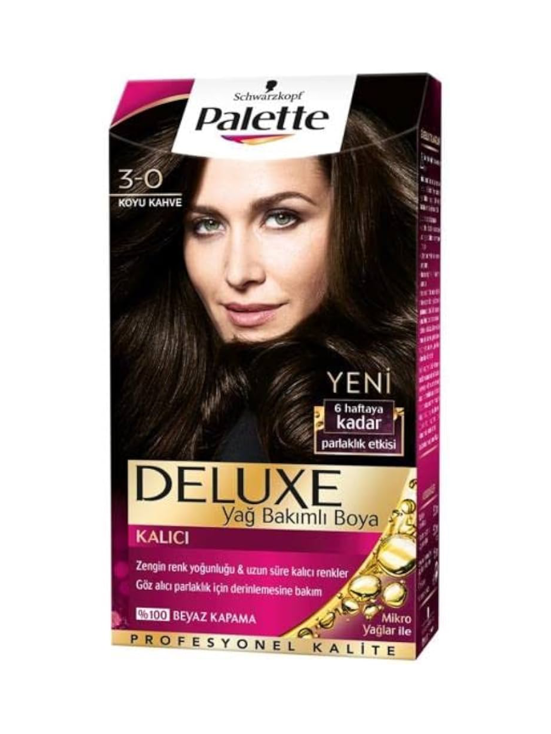 Palette Saç Boyası 3-0 Koyu Kahve
