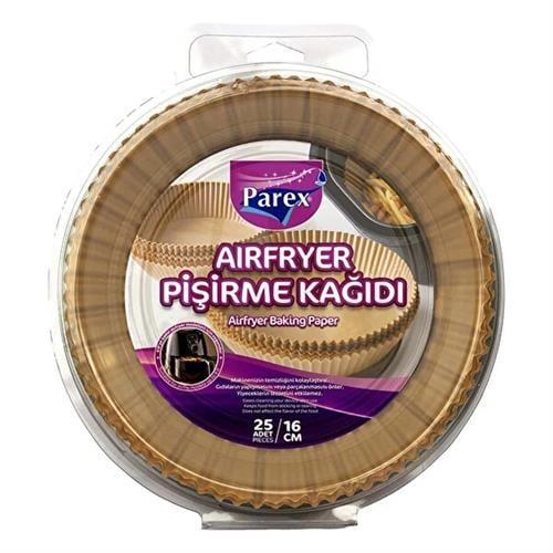 Parex Airfryer Pişirme Kağıdı 16 cm 25 li