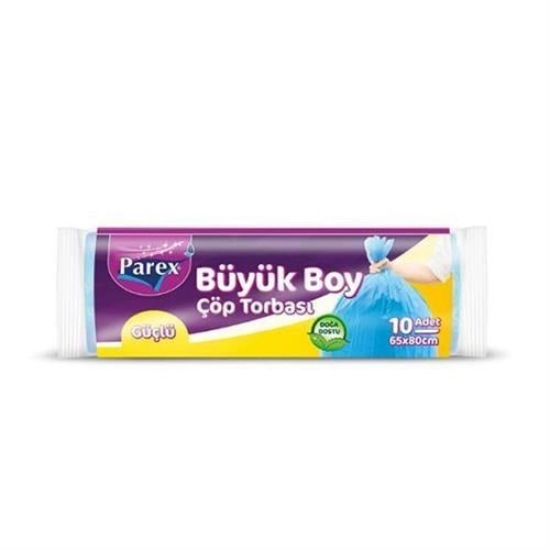 Parex Çöp Torbası Güçlü Büyük 65*80 10 Adet