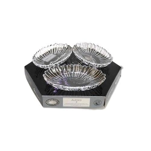 Paşabahçe Aurora Oval 3lü Çerezlik 10545