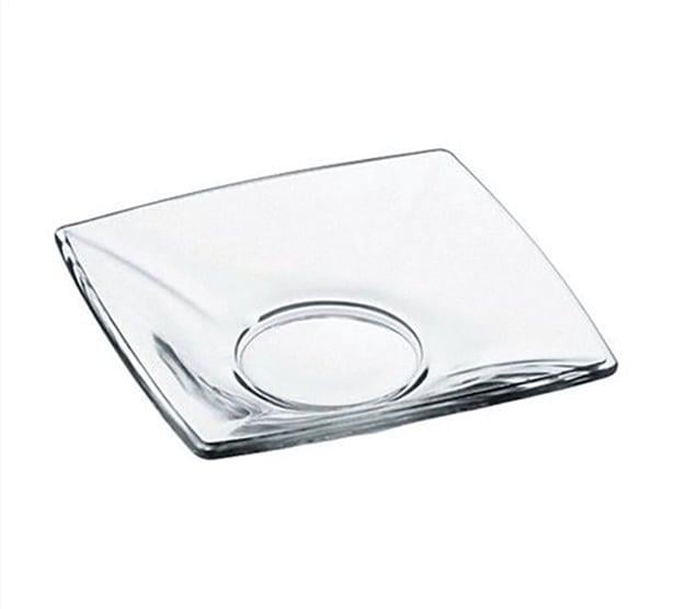 Paşabahçe Çay Tabağı Kare 6'Lı