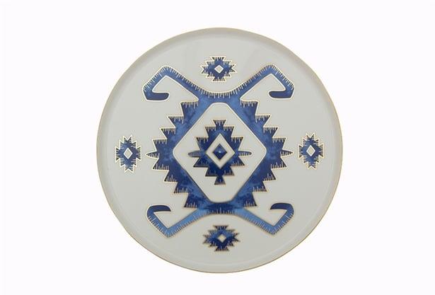 Porland Arabesque Desen5 Düz Tabak 27Cm
