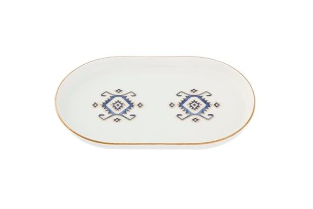 Porland Arabesque Desen5 Kayık Tabak 18Cm
