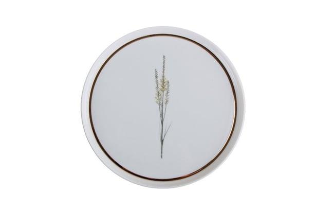 Porland Botanical Desen2 Düz Tabak 21Cm