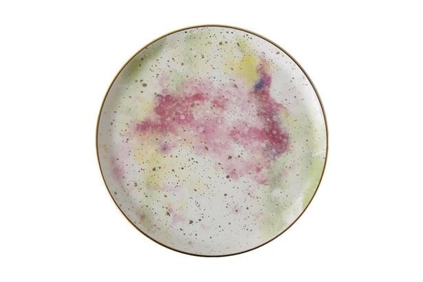 Porland Cosmos Desen2 Düz Tabak 20Cm