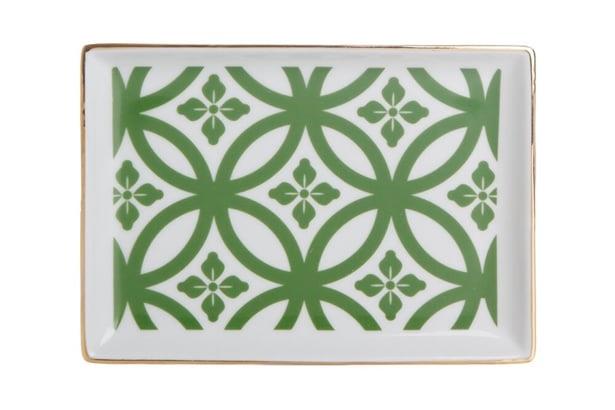 Porland Morocco Desen1 Yeşil Kahvaltı Tabağı 18Cm