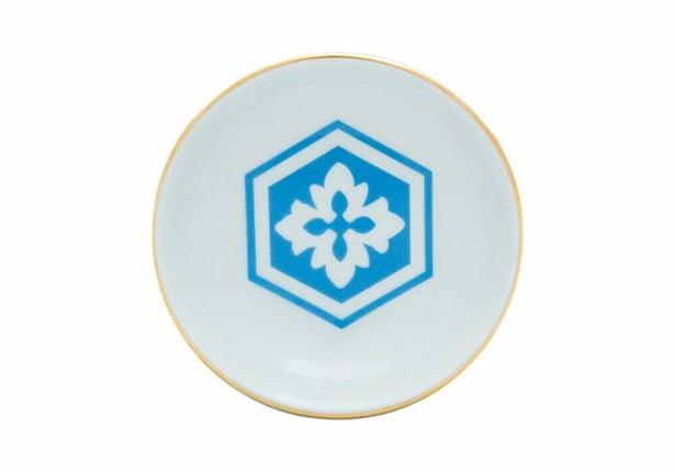 Porland Morocco Desen2 Mavi Mini Kase 10Cm