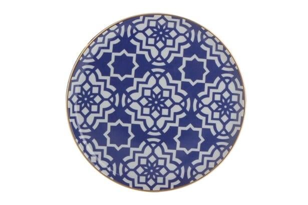 Porland Morocco Desen7 Mor Düz Tabak 20Cm