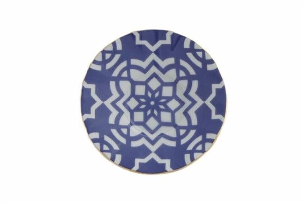 Porland Morocco Desen7 Mor Ergonomik Çay Tabağı 12Cm