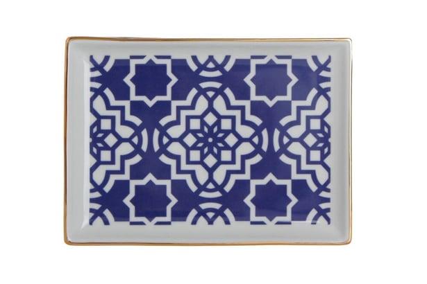 Porland Morocco Desen7 Mor Kahvaltı Tabağı 18Cm