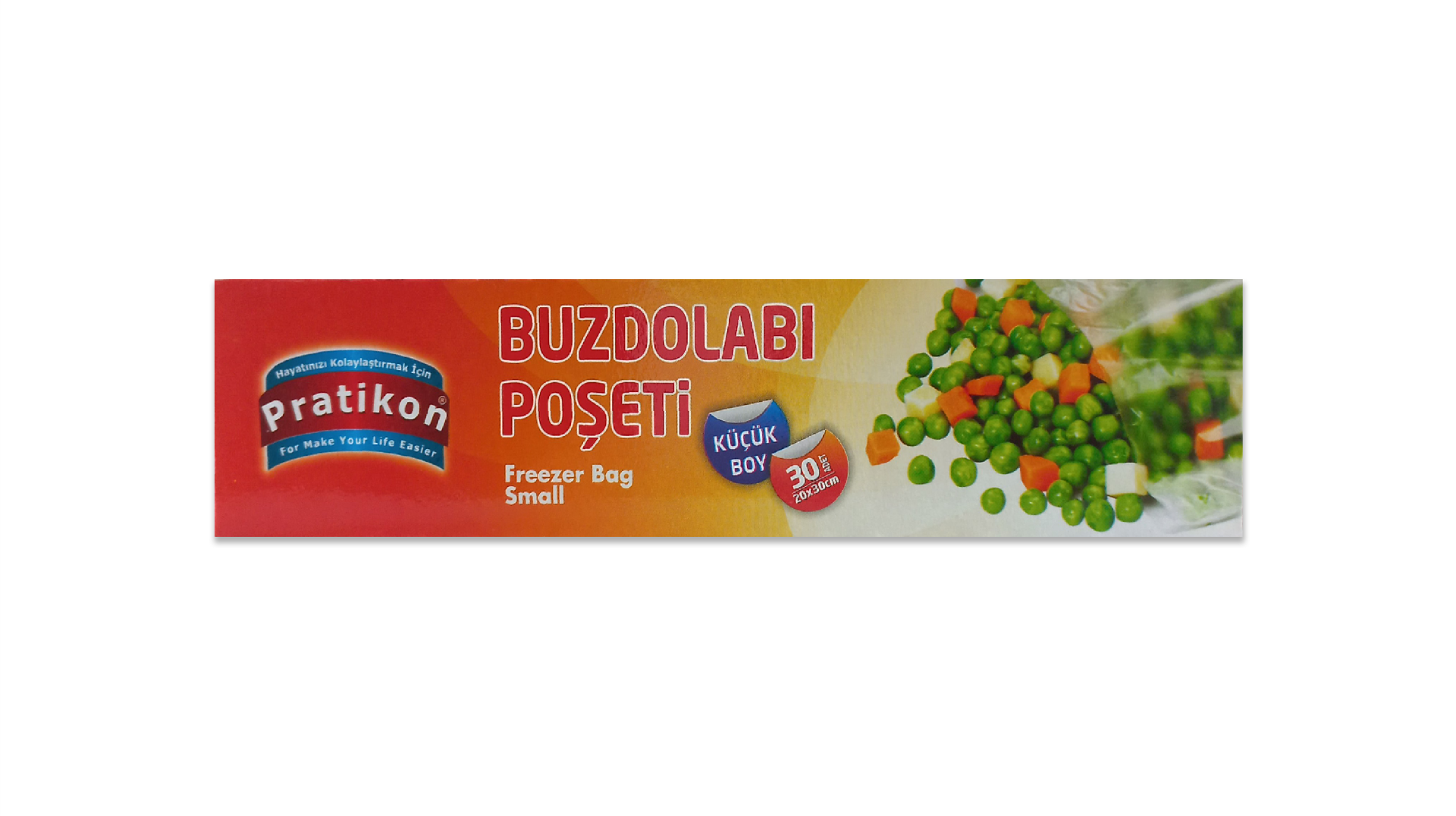 1162 Pratikon Buzdolabı Poşeti 30Lü - Küçük