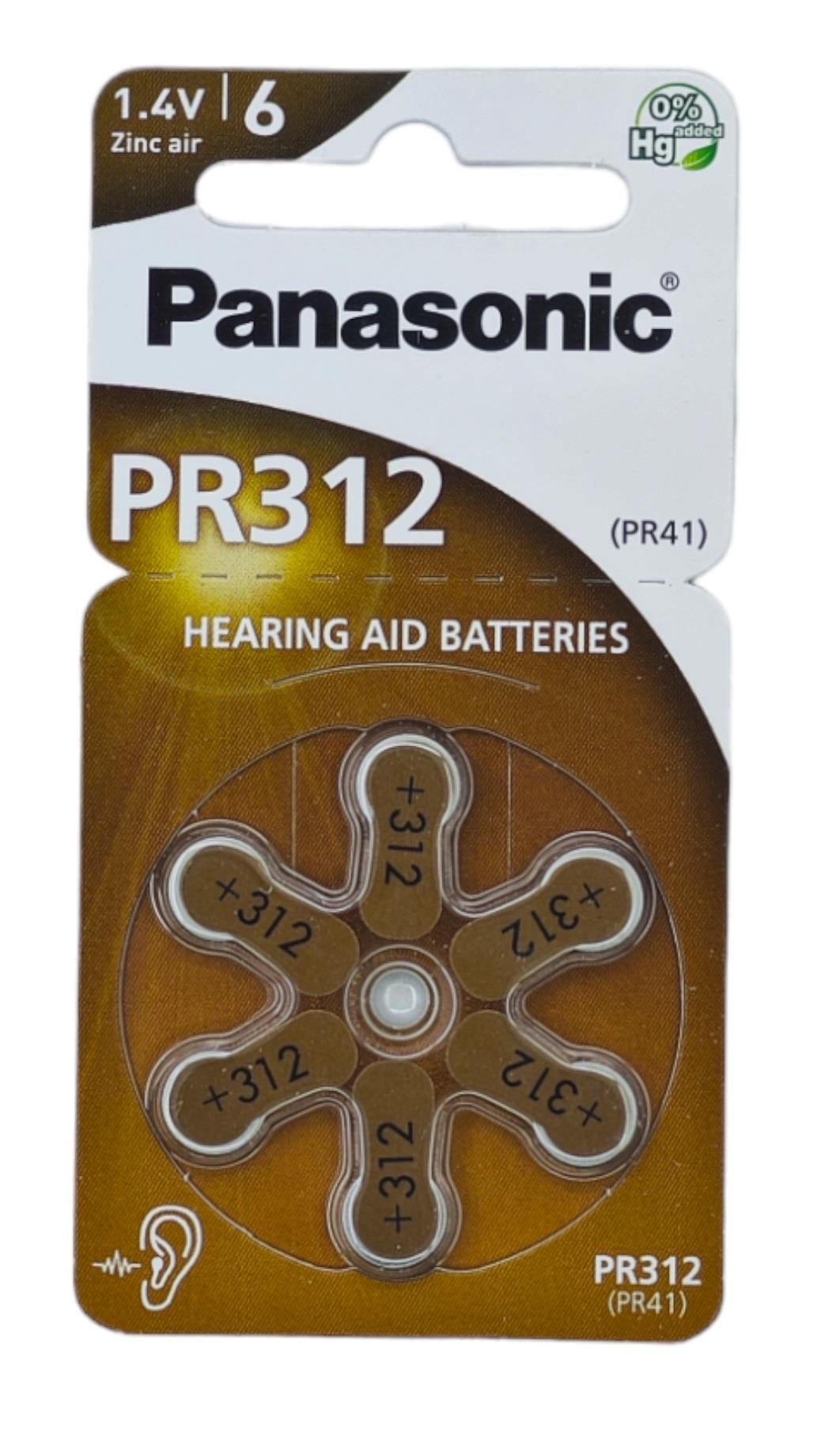 Panasonic Kulaklık Pili 1.4V 6Lı