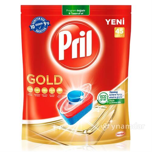 Pril Gold Bulaşık Makinesi Deterjanı 45 Tablet