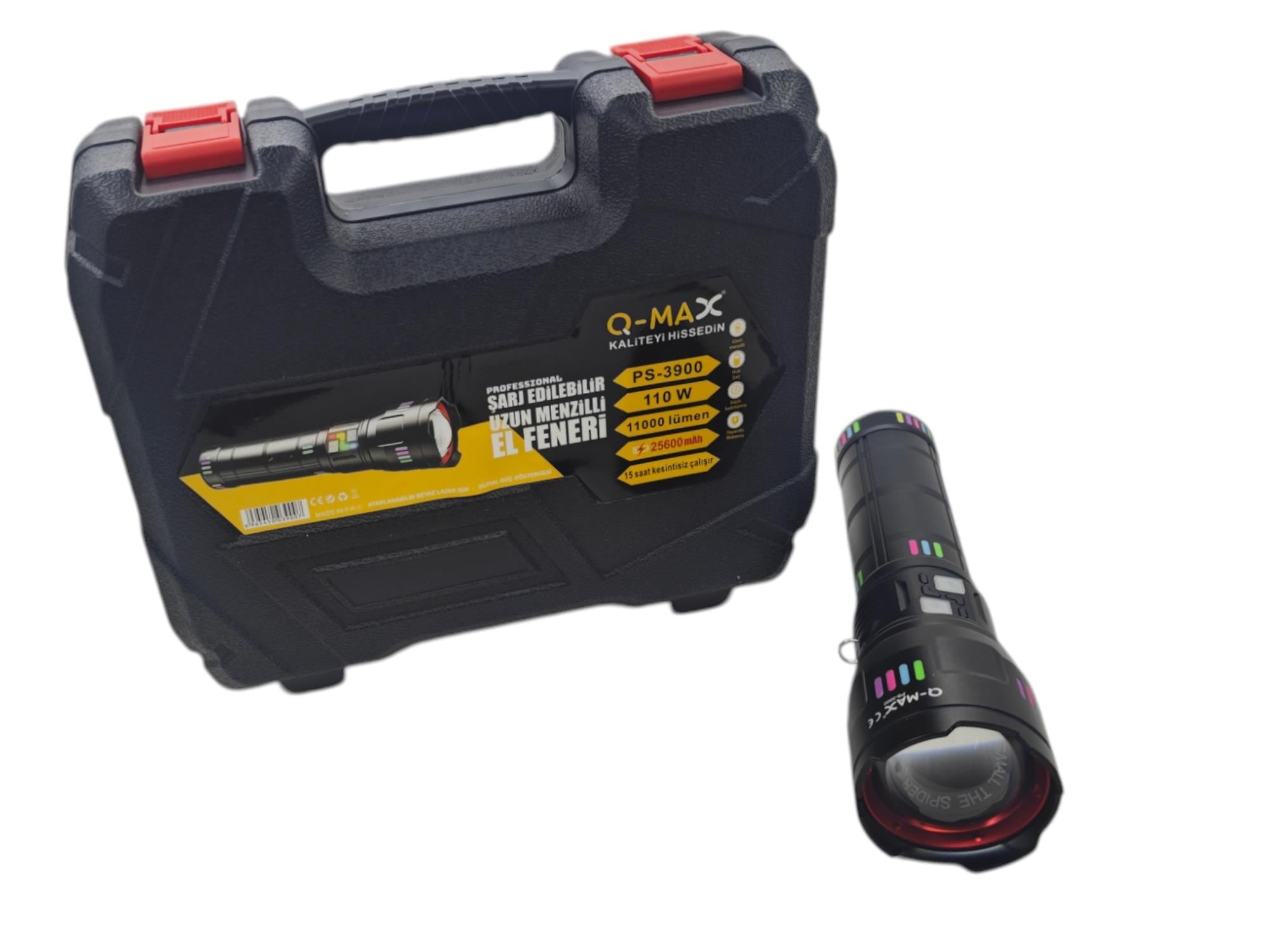 PS-3900   Q-Max 11000 Lümen 110W Zomlu Avcı Feneri